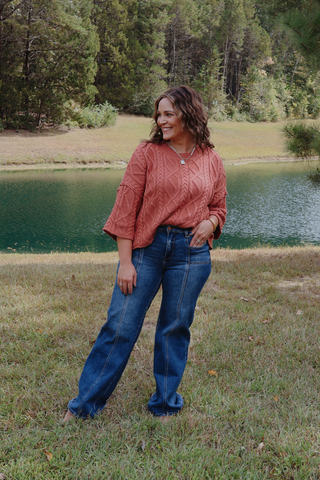 Evervine Cable Knit Sweater
