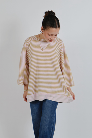 Blush Breeze Boxy Knit