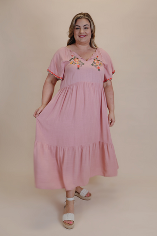 Peace & Petals Maxi Dress