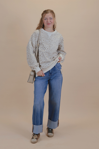 Canyon Leopard Pullover