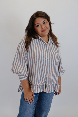 Seaside Ruffle Blouse
