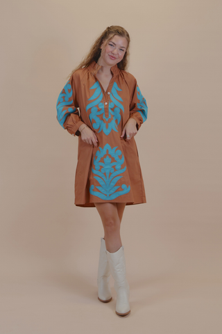 Terracotta Bloom Dress