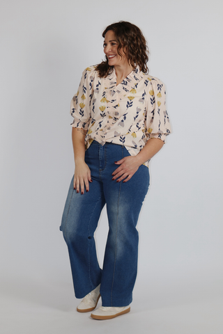 Meadow Muse Ruffle Blouse