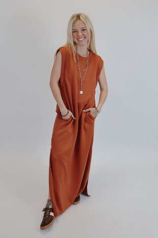 Desert Glow Midi Dress