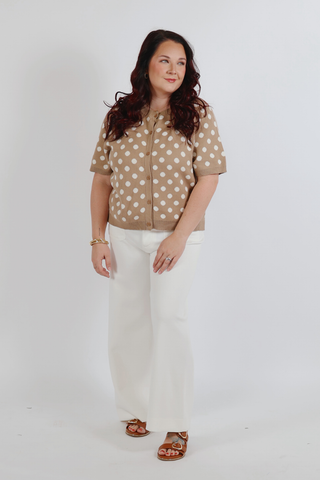 Darling Days Polka Dot Knit Top