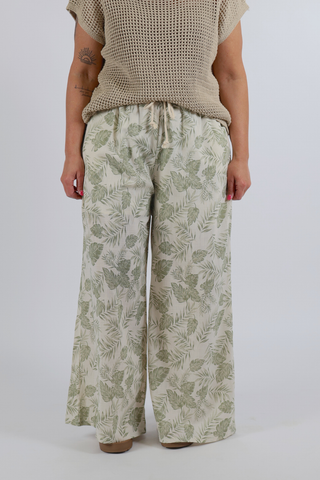 Palm Haven Wide Leg Pants
