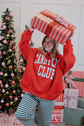 Candy Cane Club Pullover