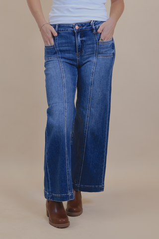 Valerie Crop Wide Leg Jeans