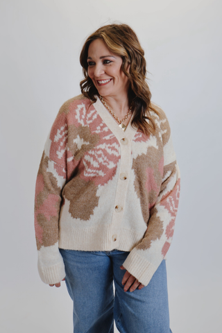 Meadow Bloom Button Cardigan