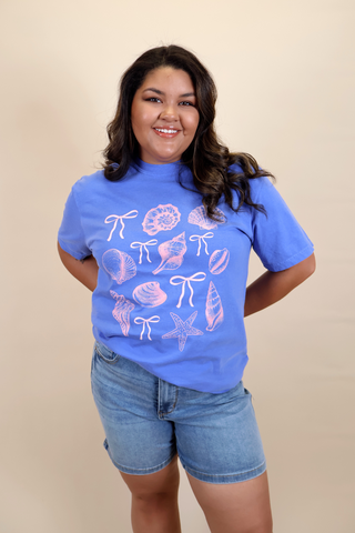 Seashell Coquette Graphic Tee
