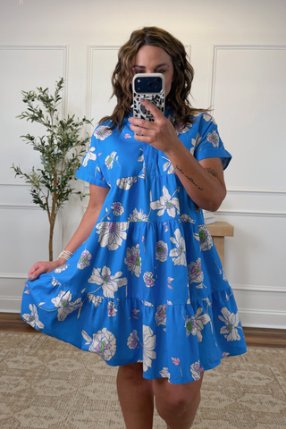 Bluebell Bloom Babydoll Dress