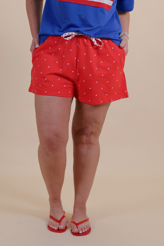 Firecracker Dot Lounge Shorts