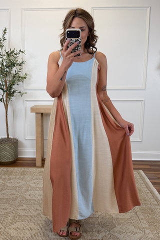 Delaney Sunset Shores Maxi Dress