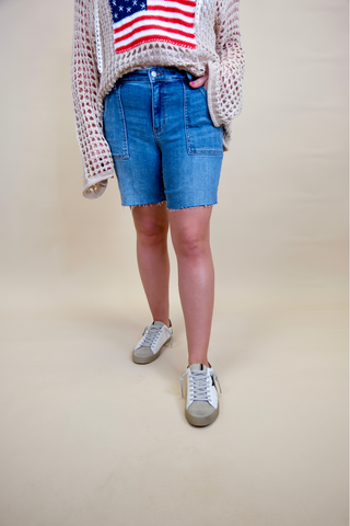 The Hadlee High Rise Bermuda Shorts