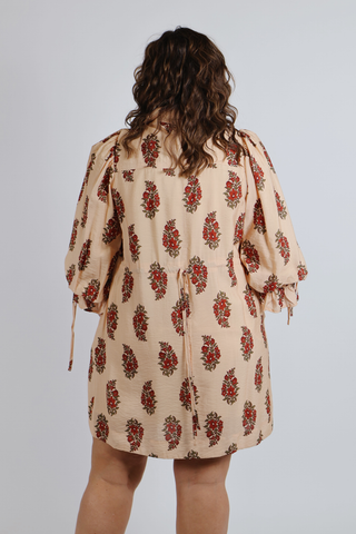 Blush Bloom Mini Dress in Plus