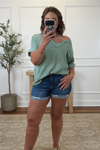 Arden Textured Knit Top