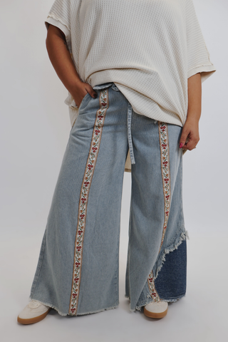 Boho Stroll Wide Leg Pants