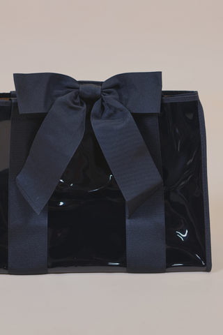 Case-Mate Midnight Black Bow Jelly Tote Bag