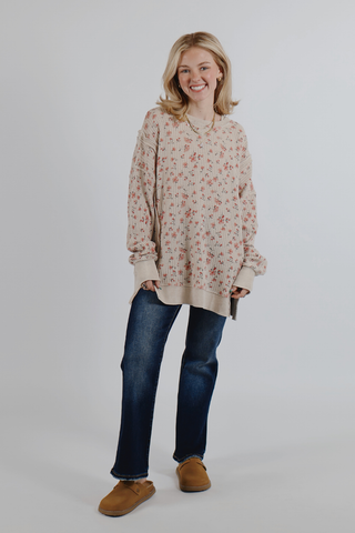 Petal Path Thermal Pullover