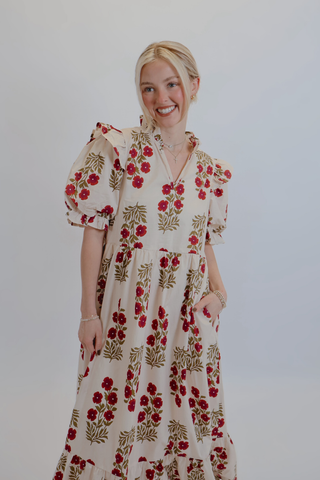 Garden Muse Midi Dress