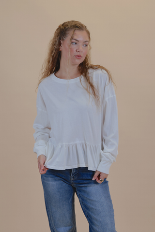 Ivory Lane Ruffle Top