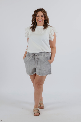 Haven Eyelet Wing Top