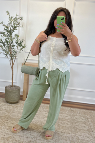 Sweet Magnolia Lace Tank