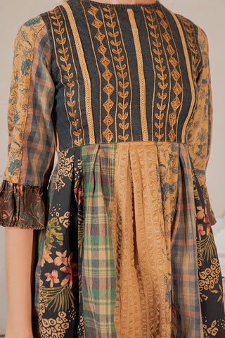 Patchwork Daydream Mini Dress