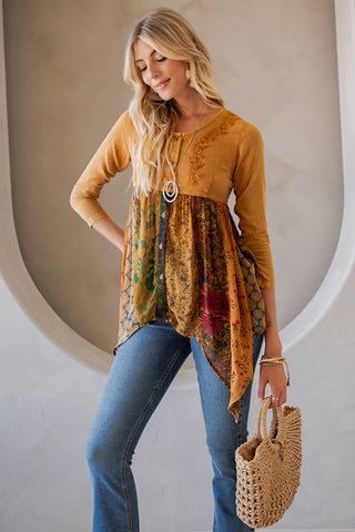 Falling Petals Blouse