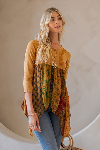 Falling Petals Blouse