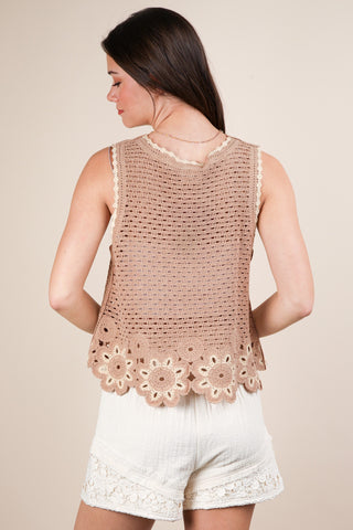 Floral Crochet Top