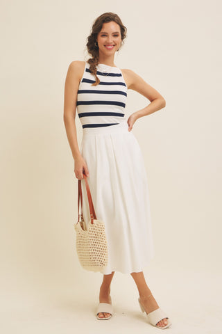 Simply Striped Navy Tank Top