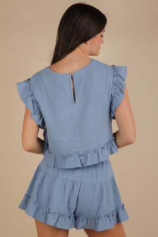 Sweat Pea Ruffled Set