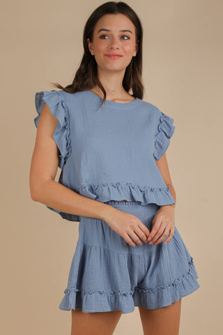 Sweat Pea Ruffled Set