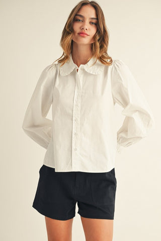 Ivory Poet Blouse
