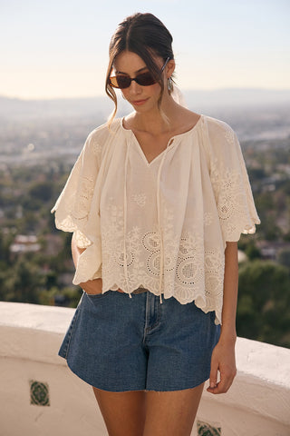 Petal Breeze Tie Top
