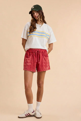 Briar Mineral Wash Lounge Shorts