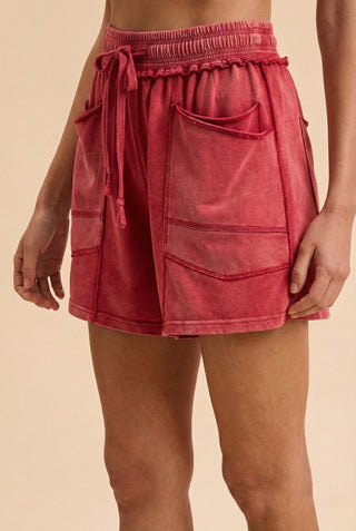 Briar Mineral Wash Lounge Shorts