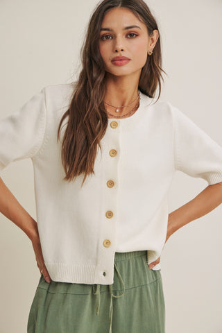 Ivory Meadow Cardigan