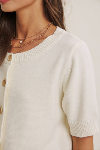 Ivory Meadow Cardigan