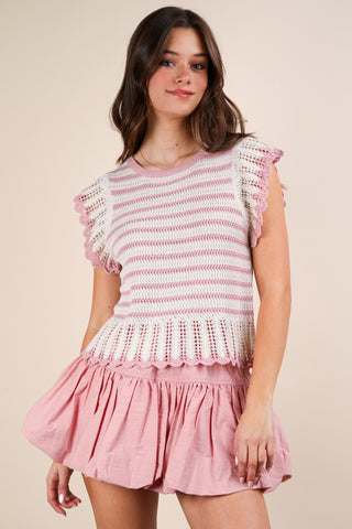Brunch Plans Crochet Top