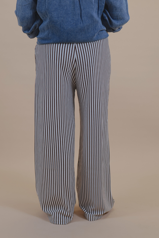 Stripe It Easy Wide-Leg Pants