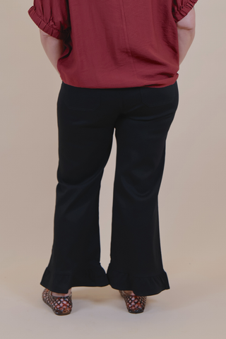 Sweet Swish Ruffle Hem Pants