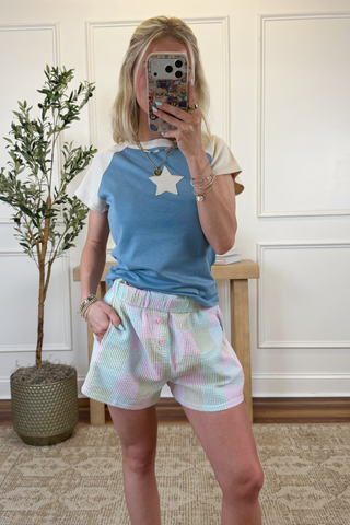 Patchwork Boxer Shorts