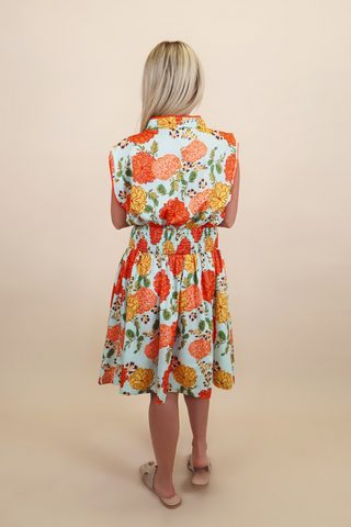 Spring Blooms Mini Dress