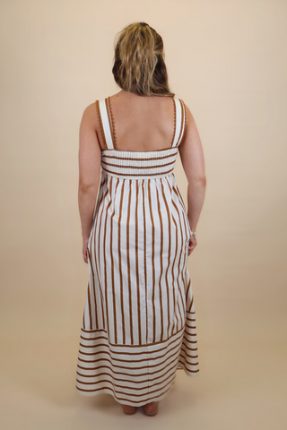 No One Else Striped Maxi Dress