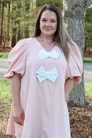 Black Tie Affair Bow Dress