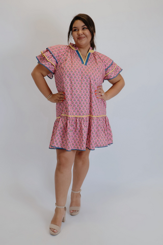 Flutter & Bloom Mini Dress