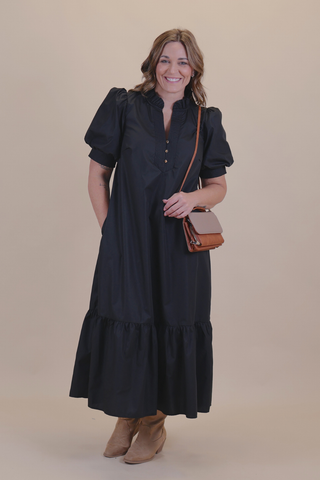 Midnight Muse Midi Dress