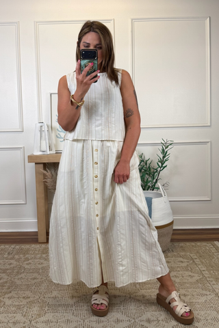 Emery Stripe Midi Set